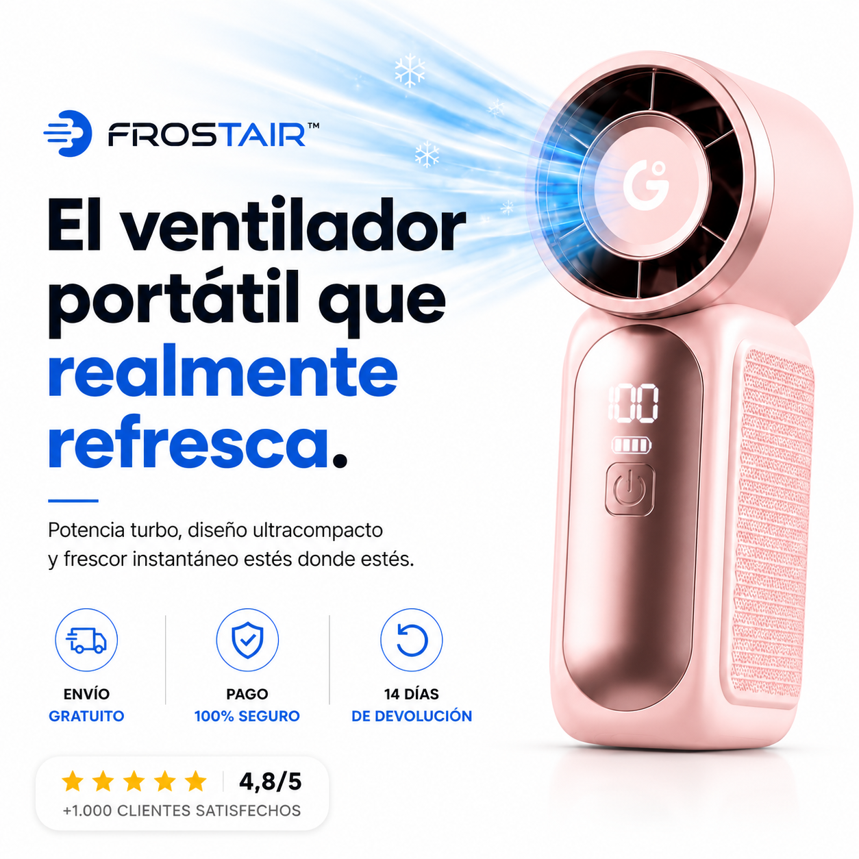 FrostAir™ Ventilador Portátil de Tubo